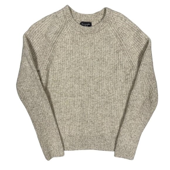 Abercrombie & Fitch Wool Chunky Knit Sweater Small - Picture 1 of 7